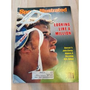 Sports Illustrated Aug 15 1983 John Elway Rookie Cover Broncos Vintage NFL